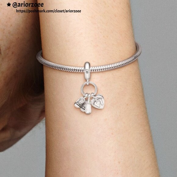 Pandora My Little Baby Dangle Charm|Bracelets|Pandora US - Picture 2 of 2